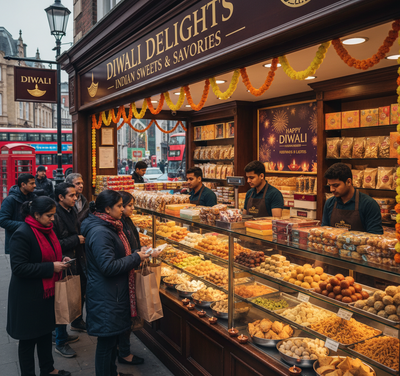 Where to buy Diwali Sweets and Snacks in the UK?