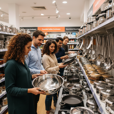 Where to buy Essential Indian Cooking Utensils in the UK