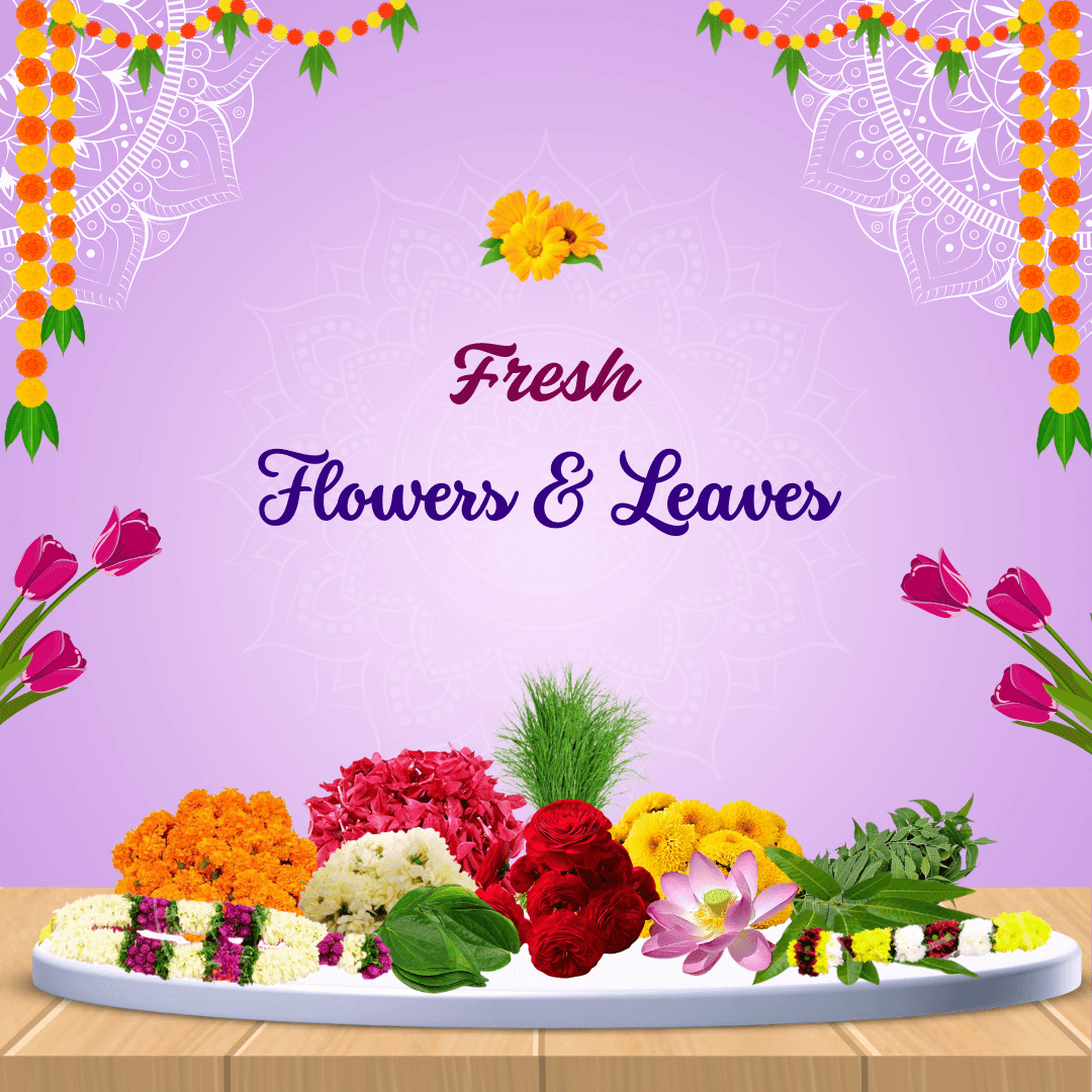 Fresh Leaves & Flower