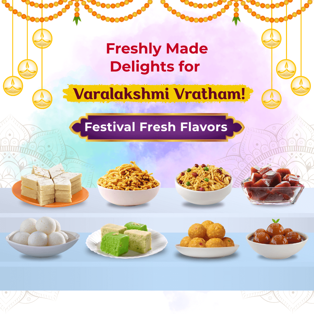 Varalakshmi fresh sweets and snacks