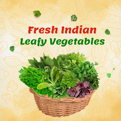 Fresh Indian Leafy Vegetables Collection