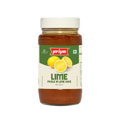 Buy PRIYA Lime Pickle (Without Garlic) 300g Online
