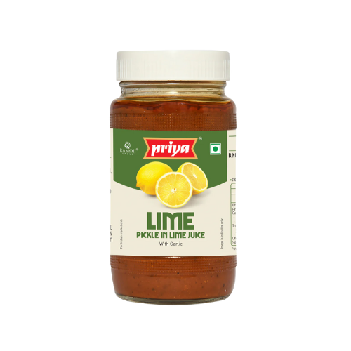 Buy PRIYA Lime Pickle (Without Garlic) 300g Online