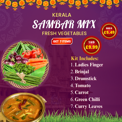 VISHU SPECIAL FRESH VEG KIT - SAMBAR MIX
