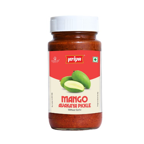 PRIYA AVAKAYA MANGO PICKLE (WITHOUT GARLIC) 300G