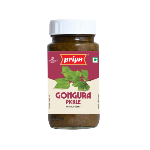 PRIYA GONGURA PICKLE (WITHOUT GARLIC) 300G
