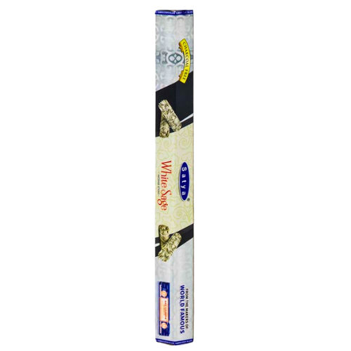 SATYA HEXAGON PACK WHITE SAGE INCENSE STICKS 20 STICKS