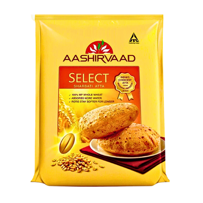 Buy Aashirvaad Select Sharbati Atta 5kg Online
