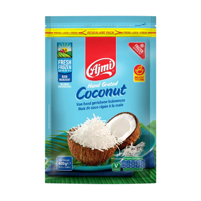 Buy Ajmi Frozen Sliced Coconut 400g Online