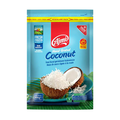Buy Ajmi Frozen Sliced Coconut 400g Online