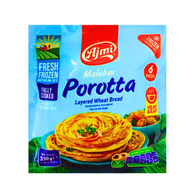 Buy Ajmi Malabar Porotta 330g (6pcs) Online
