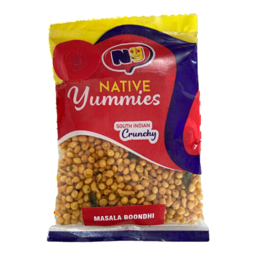 NATIVE YUMMIES MASALA BOONDI 125G