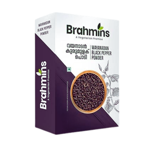 BRAHMINS WAYANADAN BLACK PEPPER POWDER 100G