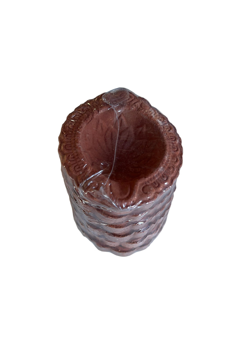 DESIGNED CLAY DIYA (6 PCS) - C273
