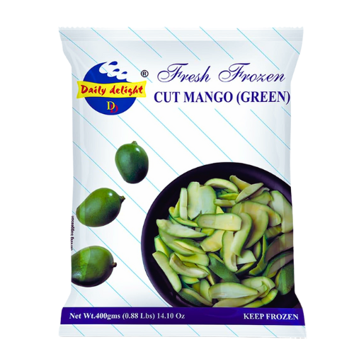 DAILY DELIGHT FROZEN CUT MANGO GREEN 400G