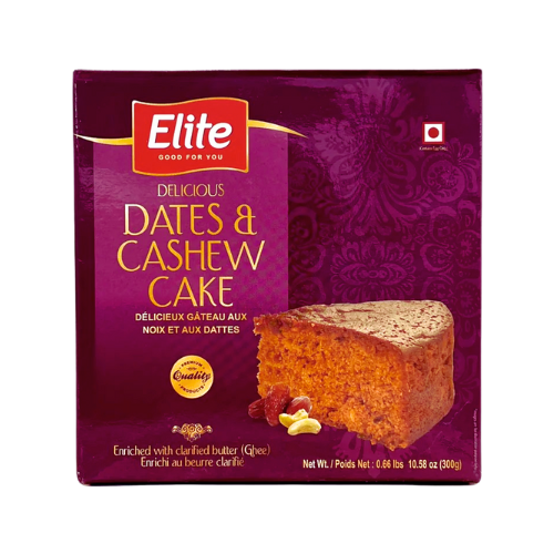 ELITE DATES & CASHEW CAKE 300G