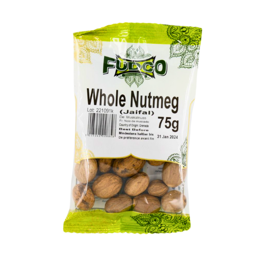 FUDCO NUTMEG WHOLE (JAIFAL) 75G