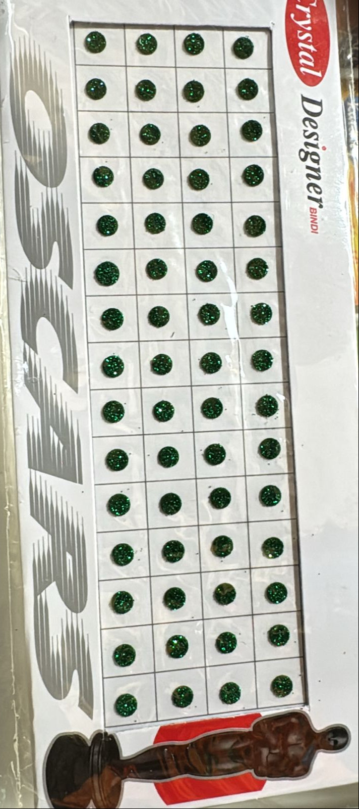 STICKER POTTU (BINDI) - GREEN SPARKLE
