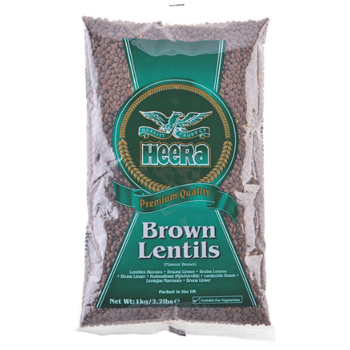 HEERA BROWN LENTILS (MASOOR) 1KG