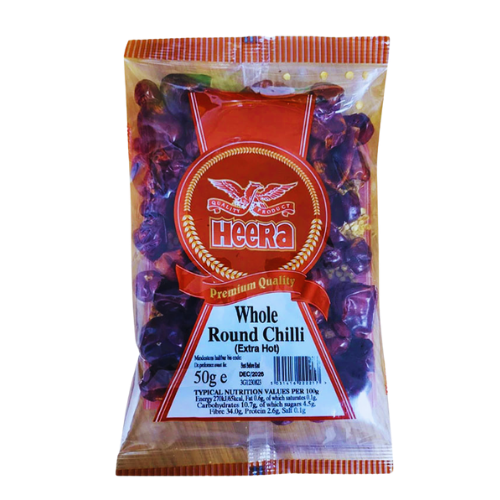 HEERA WHOLE ROUND CHIILI 50G