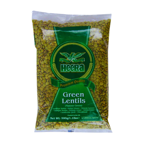 HEERA GREEN MASOOR (GREEN LENTILS) 500G