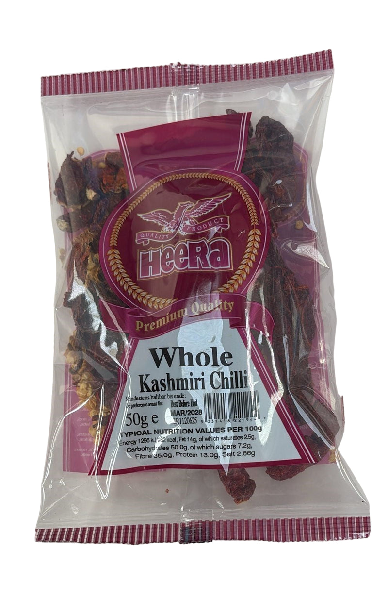 HEERA KASHMIRI CHILLI WHOLE  50G
