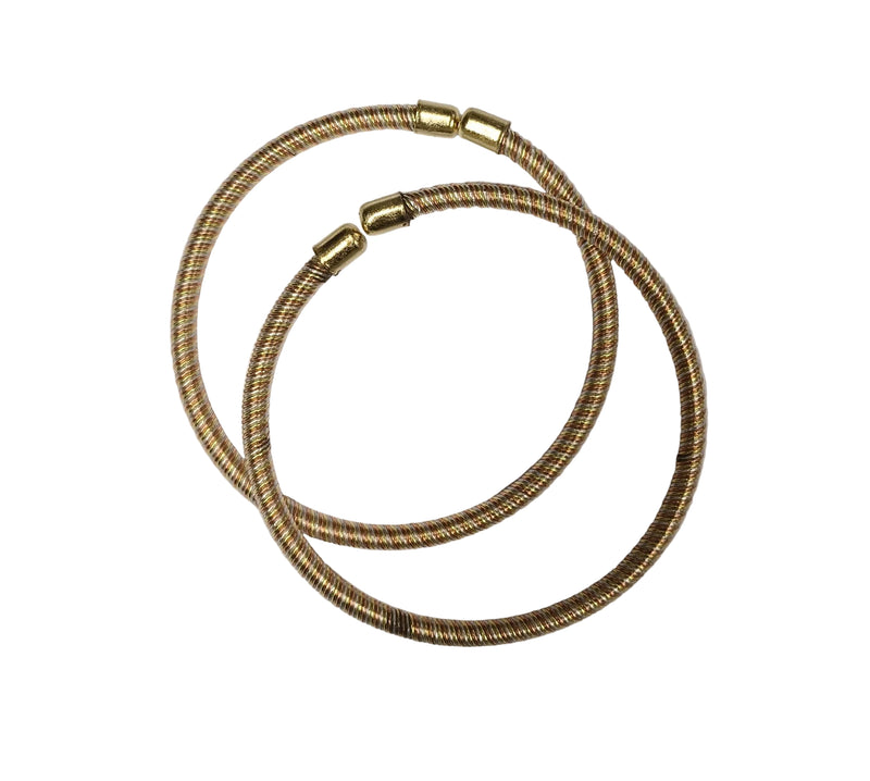 KIDS WREST BANGLE 1 SET (PANCHALOKA - 2PCS) 1.5 INCHES