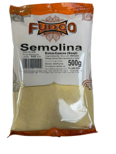 Buy Fudco Semolina Extra Coarse 500g Online