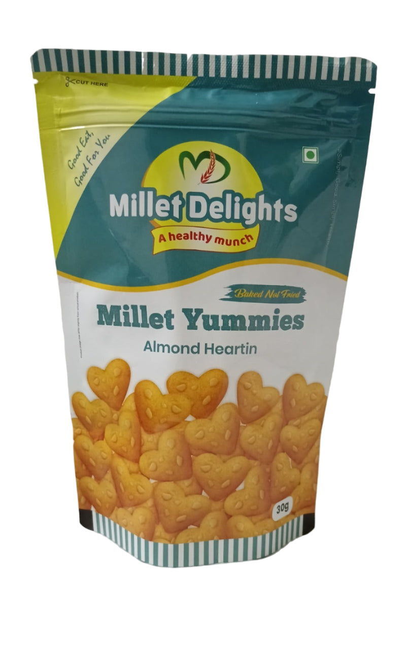 Millet Delights - Almond Heartin 30g