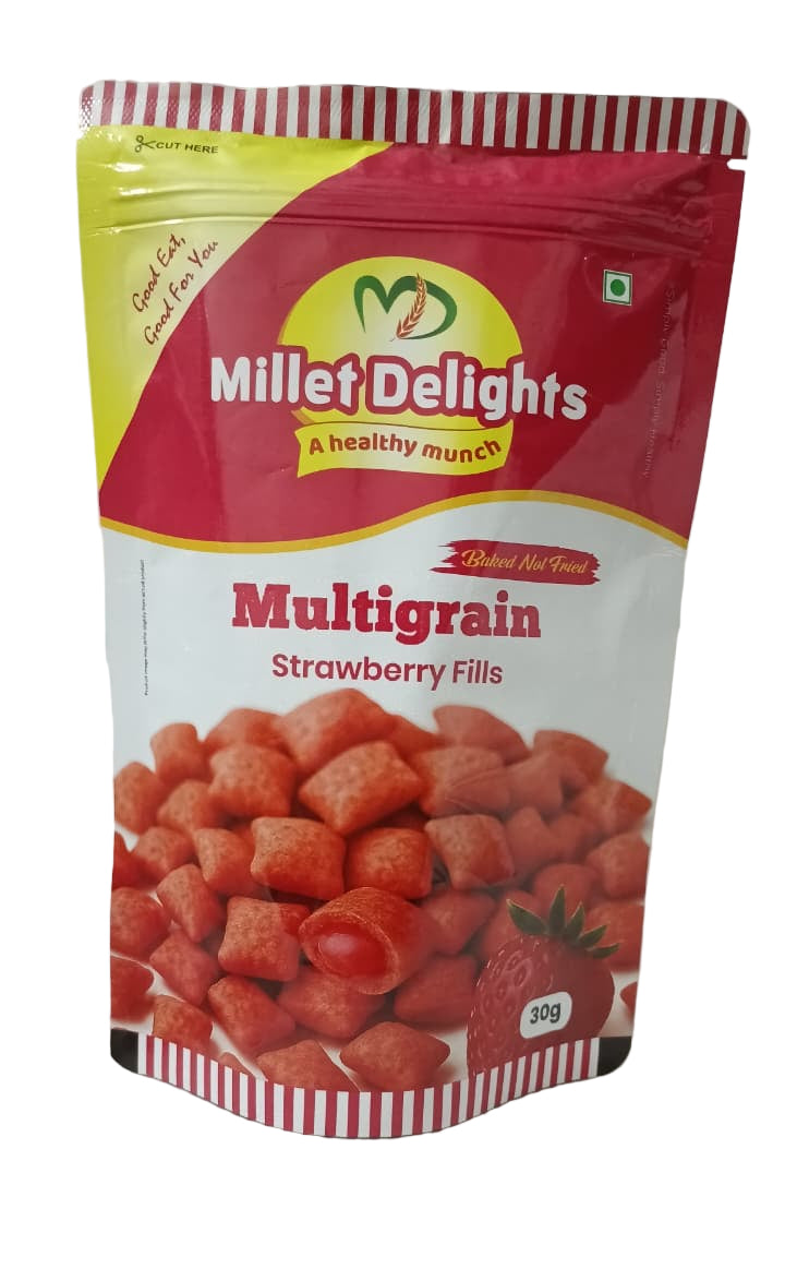 Millet Delights - multigrain Strawberry Fills 30g