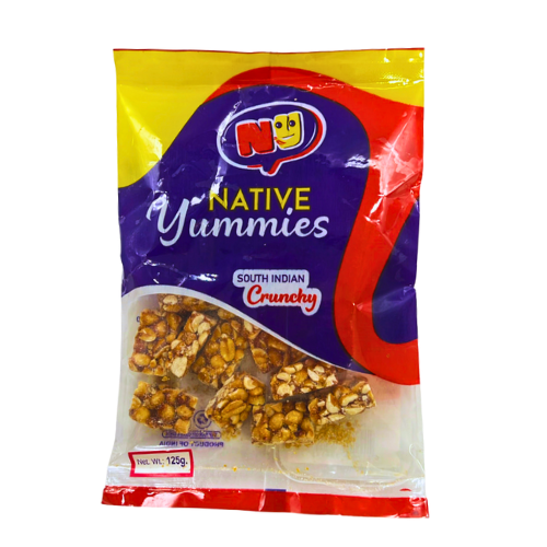 NATIVE YUMMIES PEANUT BAR 125G