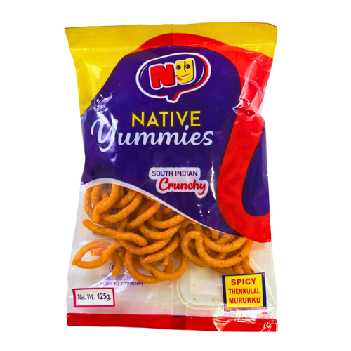 NATIVE YUMMIES SPICY THENKULAL 125G