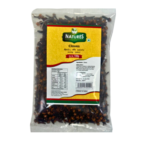 NATURES  WHOLE CLOVES 100GMS