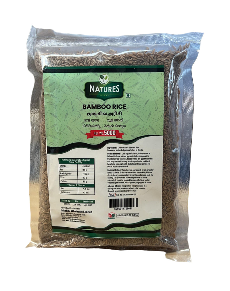 NATURES MOONGIL RICE - BAMBOO RICE 500GM