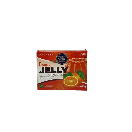 HEERA ORANGE CRYSTAL JELLY ( HALAL ) 75G