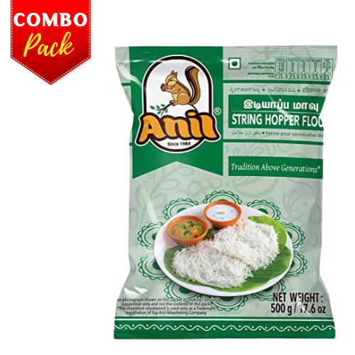 ANIL STRING HOPPER (IDIYAPPAM MAVVU) FLOUR 500G