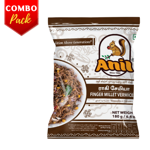 ANIL VERMICELLI 180G - RAGI (FINGER MILLET)