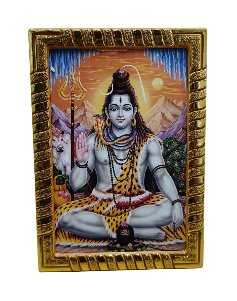 HINDU GOD PHOTO (DESK) - SHIVAN (5 INCH*3 INCH)