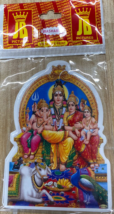 HINDU GOD STIKCER PHOTO 1 PACK
