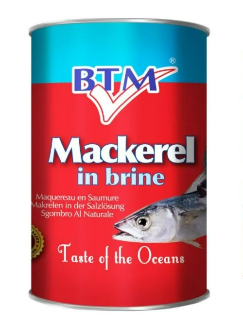 BTM MACKEREL IN BRINE 425G