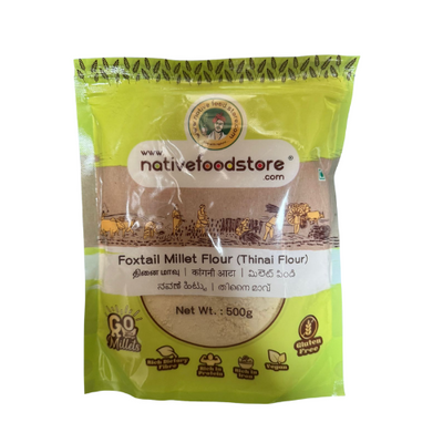 Buy NATIVE FOOD STORE Millet Flour 500g Products Online (Thinai) 