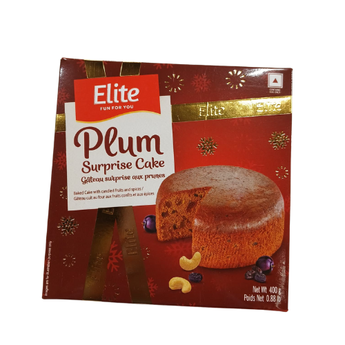 ELITE PLUM SURPRISE CAKE 400G