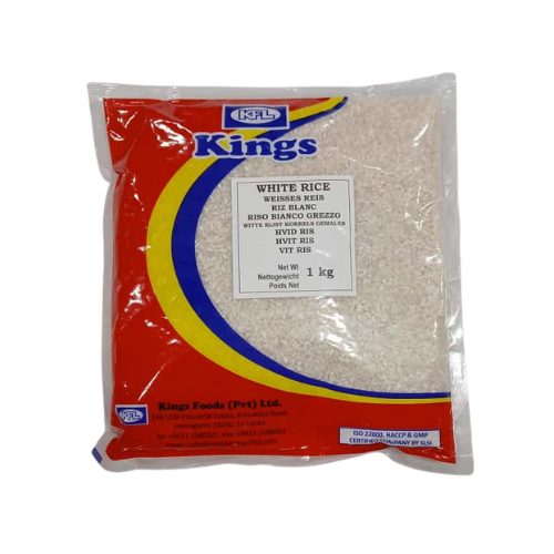 KINGS WHITE RAW RICE 1KG