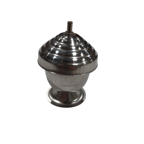 Silver Kumkum Simizh - Small