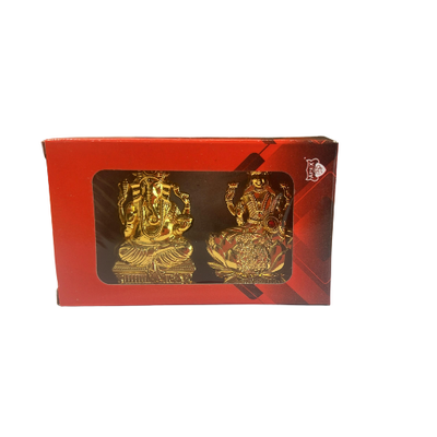 Metalic Lakshmi Vinayagar 3'Inch