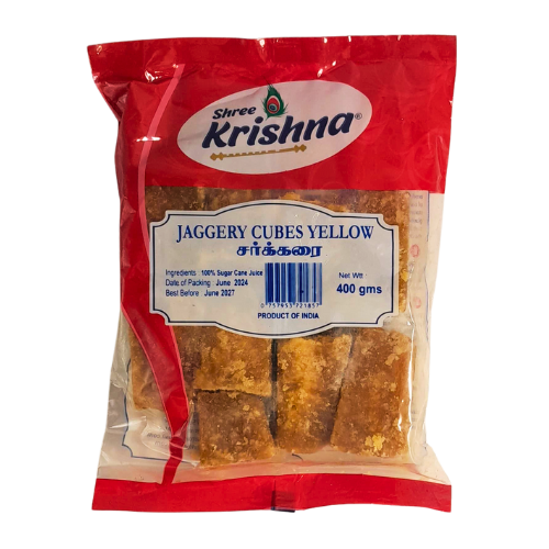 SHREE KRISHNA YELLOW JAGGERY CUBES 400G