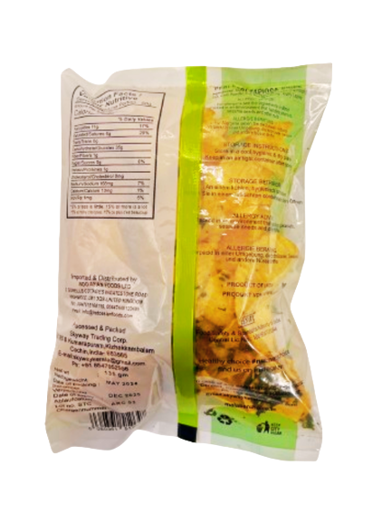 MALABAR CHOICE PERIPERI TAPIOCA CHIPS 135G