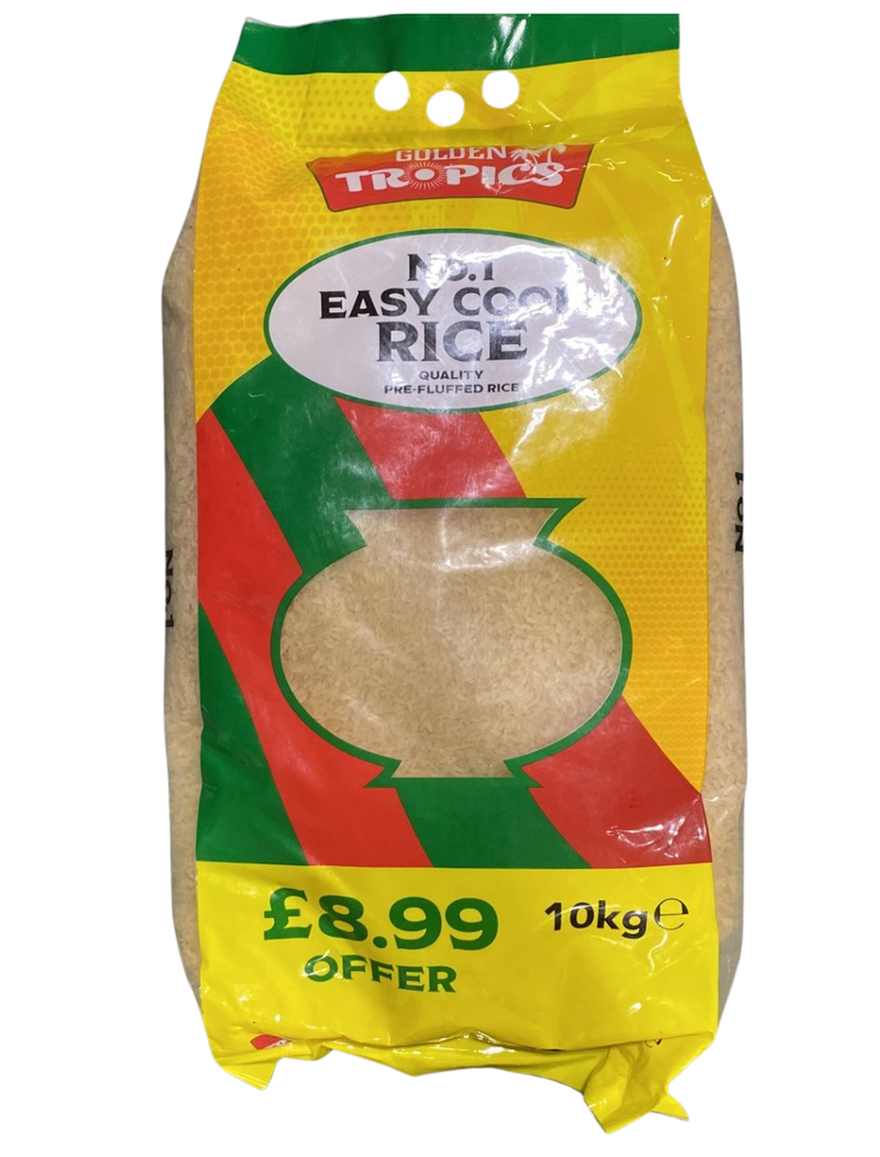 GOLDEN TROPICS EASY COOK RICE 10KG