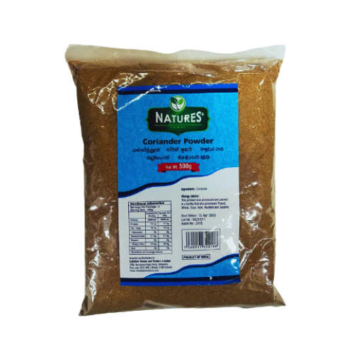 NATURES CORIANDER POWDER (GROUND DHANA) 100G