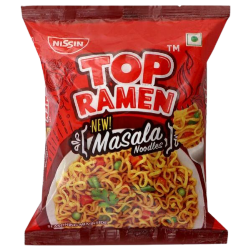 TOP RAMEN NOODLES 70G - MASALA (5 FOR £1.00)